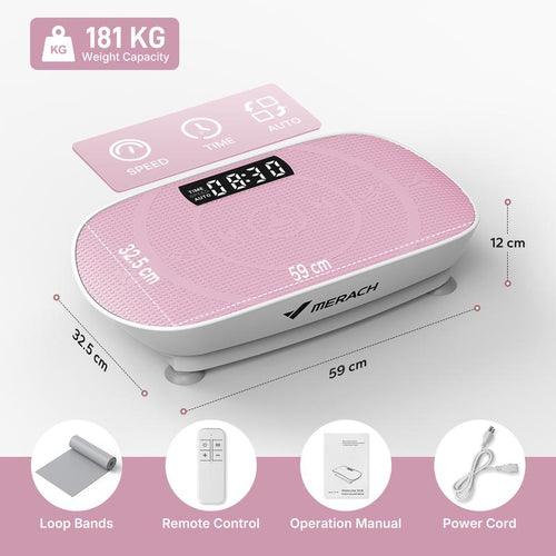 Vibration Plate Exercise Machine Max User Weight 181KGS