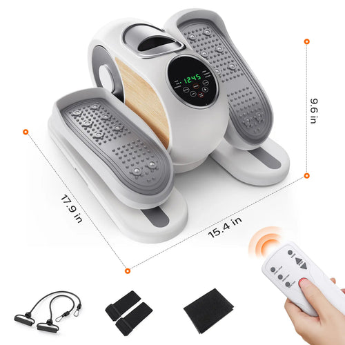12 Speeds Under Desk Elliptical Machine with Remote Control